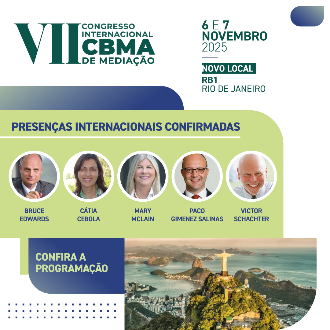 Congresso de Mediação: Presenças internacionais confirmadas!