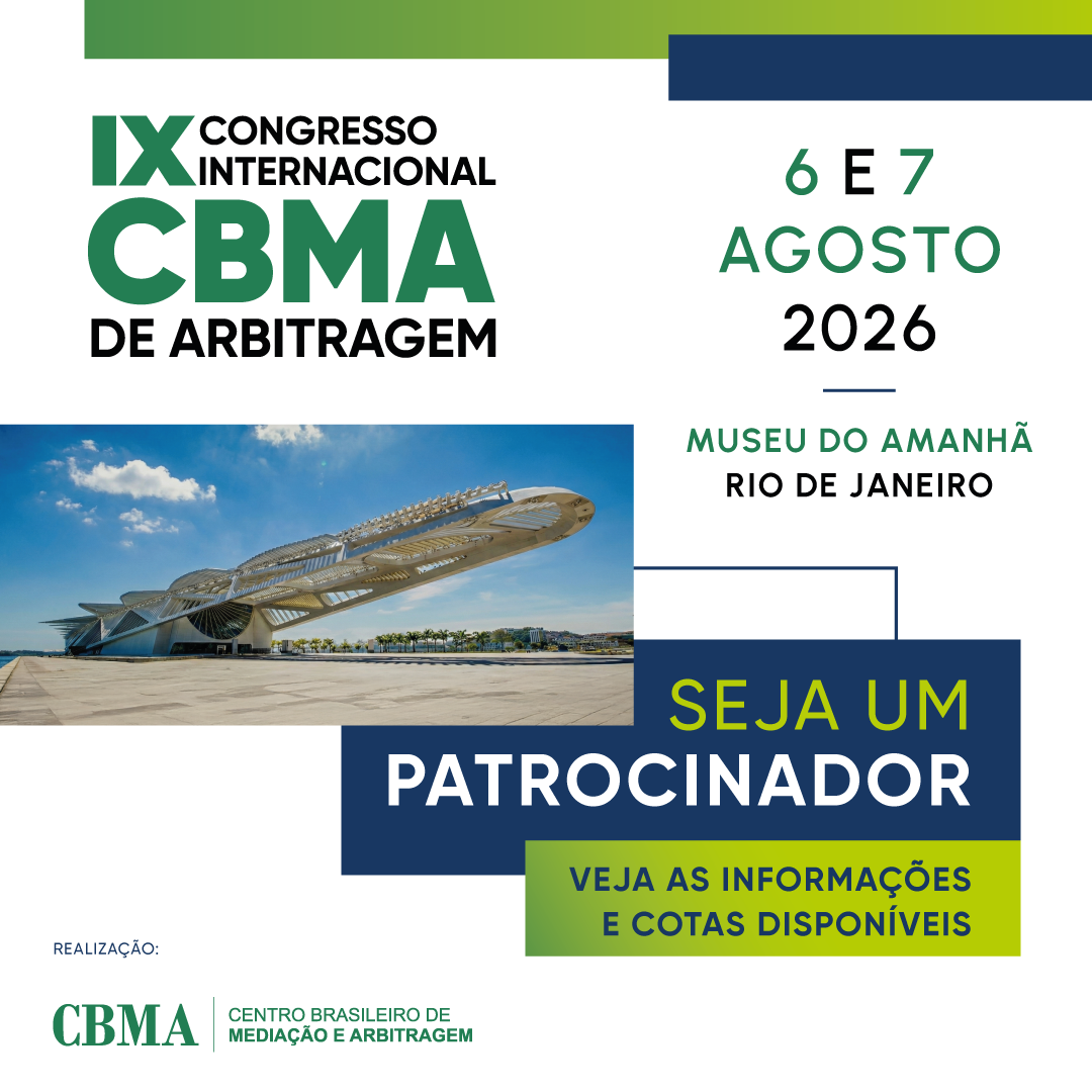 IX Congresso de Arbitragem: Seja um Patrocinador