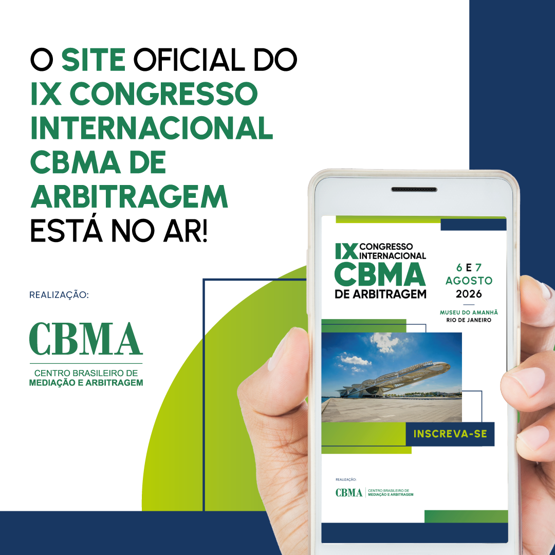 O site oficial do IX Congresso de Arbitragem está no ar!