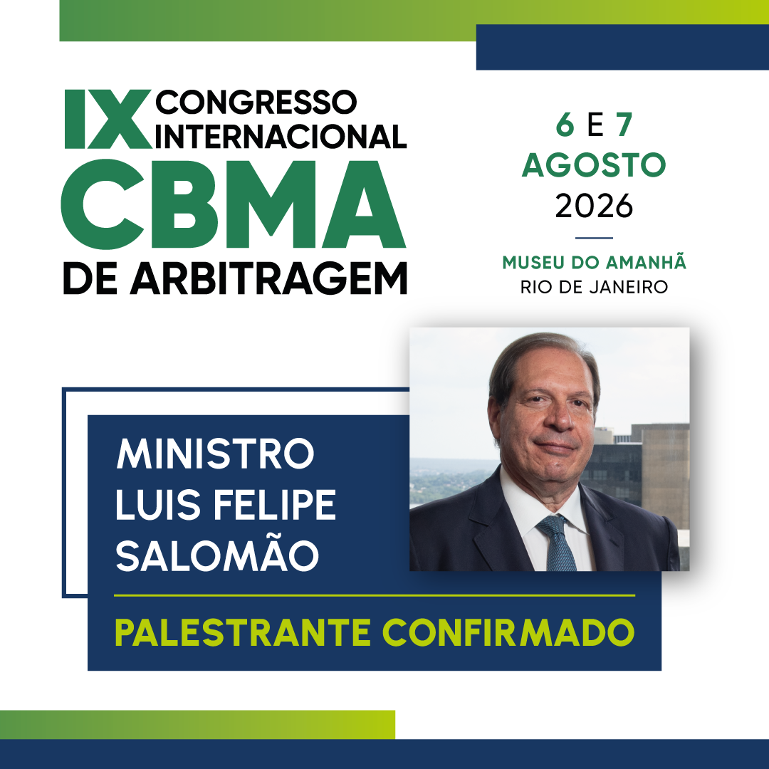 Presença confirmada: Ministro Luis Felipe Salomão