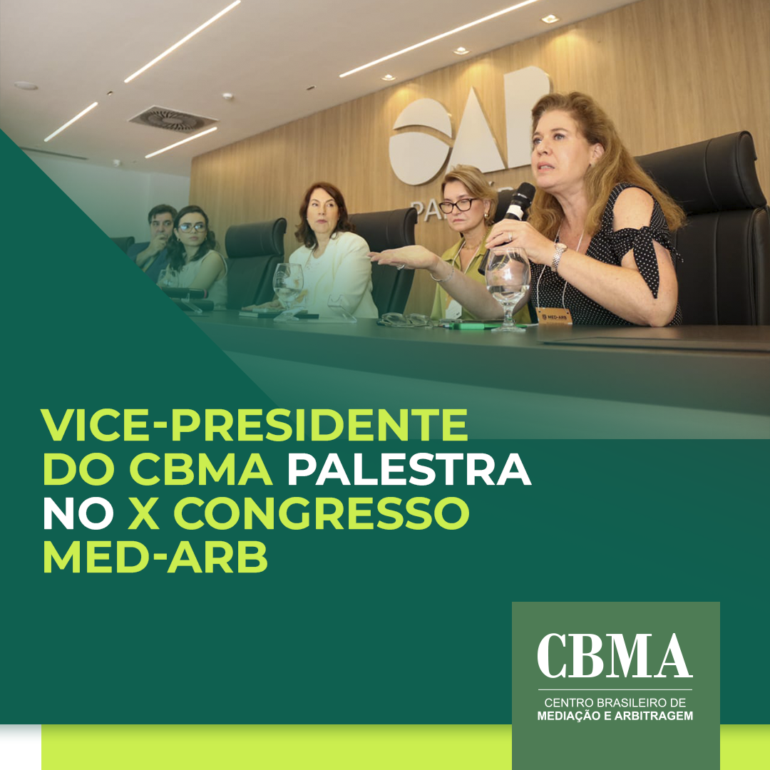Vice-Presidente do CBMA palestra no X Congresso Med-Arb
