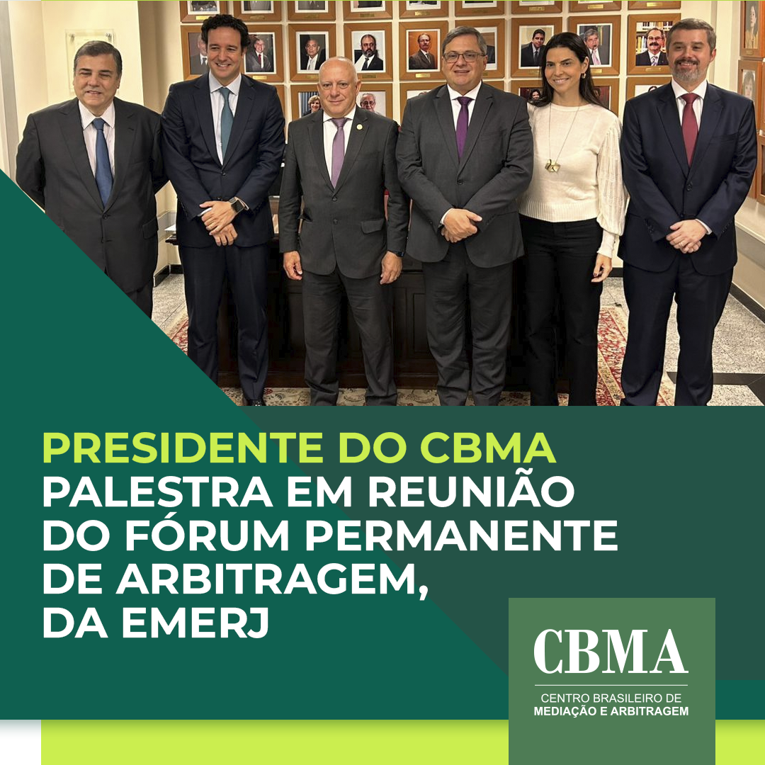 Presidente do CBMA palestra em Reunião do Fórum Permanente de Arbitragem, da EMERJ